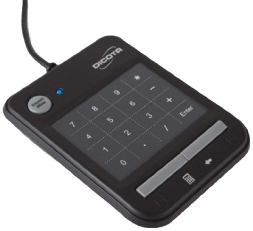 DICOTA Abacus Touch 2in1 Smart Pad Numerische USB-Tastatur und Multifunktions-Touchpad Preisvergleich