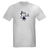 Microscope - Jen Ash Grey T-Shirt Nurse Light T-Shirt by CafePress