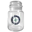 Seattle Mariners MLB 31oz Glass Candy Jar - Primary Logo by Great American Products
