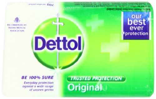 Dettol  Soap, Original,  70 Gram Bars (Pack of 12)