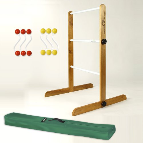 Official Ladder Golf Single Ladder Ball Game Red Yellow Bolas New Version