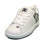 DC Shoes Kids Court Graffik Skateboard Shoes White