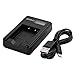 OURAI Fujifilm NP-85 Portable Battery Charger for Fuji FinePix S1, SL240, SL260, SL280, SL300, SL305, SL1000 Camera