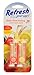 Refresh Your Car! 09593 Dual Scent Vent Stick, Fresh Strawberry and Cool Lemonade, 4 Per Pack