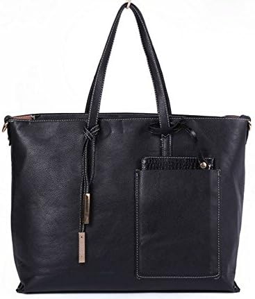 FLYING BIRDS Fashion Handbag Shoulder Bag for Women Lady Large Size ZCBG72 (Black)