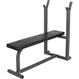 Gyronetics E-Series Flat Bench with Barbell Rack