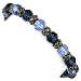 Super Stretch Light Sapphire Tone Beaded Bracelet