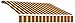 Awntech 8-Feet Galveston Semi-Cassette Right Motor with Remote Retractable Awning, 84-Inch Projection, Burgundy/Tan Wide