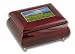 Exquisite Rainbow Musical Jewelry Box with a Stunning Rainbow and Sky Art