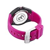 TechnoMarine Unisex 110013 Cruise Sport 3 Hands Black and Pink Dial Watch