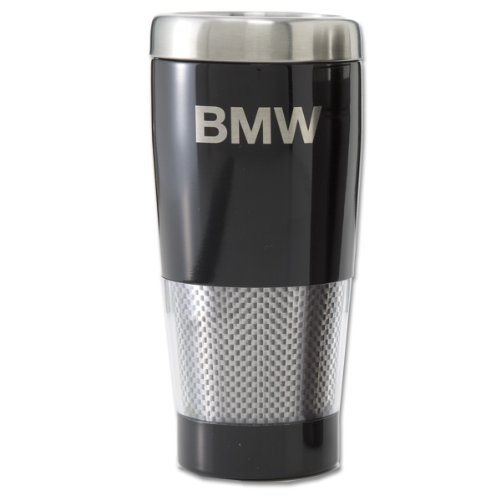 BMW Travel Mug with Carbon Fiber Design - 18oz