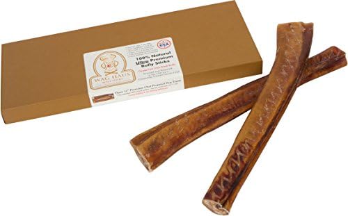 Waghaus Ultra Odor Free Bully Sticks, Combo Pack, 1 box of 6" and 1 box of 12"