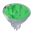 Bulbrite 637220 - FTD/G - Green 20 Watt MR11 Style Halogen Light Bulb, 12 Volt, 36 Degree Beam Spread