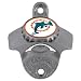 Miami Dolphins Metal Wall Mounted Beer Bottle Opener