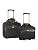 Tommy Bahama Luggage Nassau 2 Pc Weekender Set, Black/Black, One Size