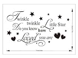 Coco Digital Twinkle twinkle little star,do you know how loved you are.English Proverbs Nursery Viny