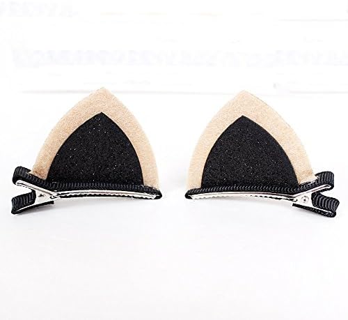 Rowling Fine girls like, lovely hair bow alligator clip, hair clips(Black Cat ear)