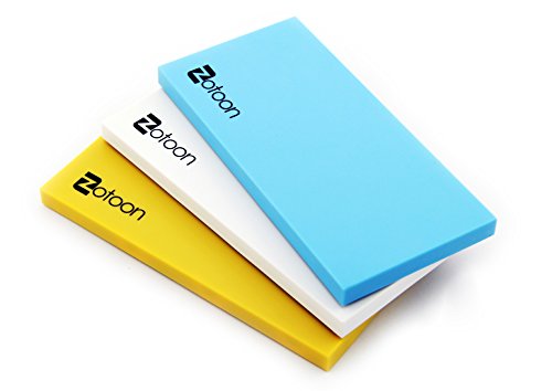 Zotoon® 8000mAh Ultra Slim Lithium Polymer Portable Power Bank(External Battery Charger) with 2.1A Output for iPhone 5S, 5C, 5, 4S, iPad Air, mini, Galaxy S5, S4, S3, Note 3, Nexus 4, HTC One, One 2 (M8), Blackberry, Motorola Droid, Moto X, PS Vita, Gopro and Most USB Devices - Yellow