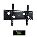 VideoSecu black tilt wall mounts for SHARP plasma LCD TV flat panel monitor 37 40 42 45 46 52 60 62 inch PN455 PN465U PN525U TU45GD1E TU45GD7E TU45GD5E HDTV M43 Built in bubble leveler