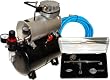 Precision DUAL ACTION AIRBRUSH & AIR COMPRESSOR w/TANK
