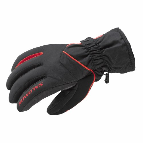 Salomon Herren Handschuh Karma GTX, black/matador-x, S