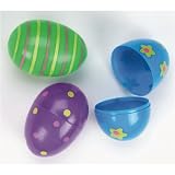Jumbo Fillable Easter Eggs, 6ct
