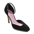Isaac Mizrahi Black Alex AnklStrp Pmp - 8.5
