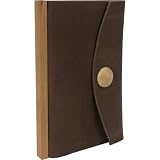 Leelanau Trading Co. Leather 6 Ring Binder - Small - Button Closure