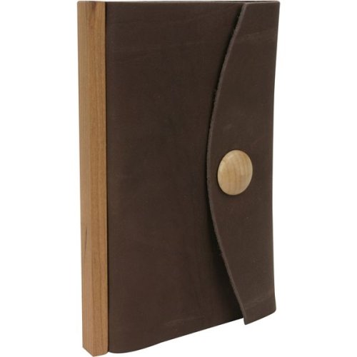 Click here to buy Leelanau Trading Co. Leather 6 Ring Binder - Small - Button Closure.