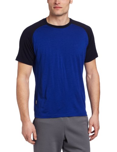 Icebreaker Men's Hopper Lite Short Sleeve Shirt, Cobalt/Admiral, XX-Large On Sale