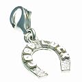 Welded Bliss Sterling 925 Silver Good Luck Horseshoe Charm Clip Fit WBC1244