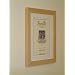 H7 Beech Frame with White Mount 14"X11" for Pic Size A4