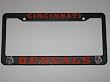 CINCINNATI BENGALS Team Logo PLASTIC LICENSE PLATE FRAME