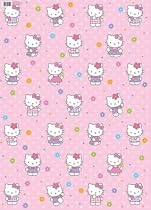 Hello Kitty - Giftwrap (2 sheets folded) and tags (2)