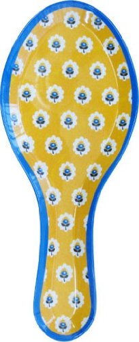 Fleur Yellow Melamine Spoon Rest