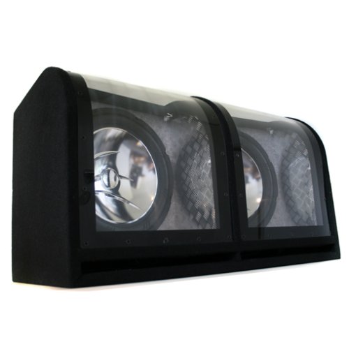 US Blaster 5078 Auto Car 2x 30cm (12'') Twin-Subwoofer max. 2400 Watt LED-Effekt US Blaster 5078