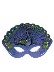 Boland Pfauen-Maske Für Erwachsene - Extravagante Karnevalsmaske Mit Federn