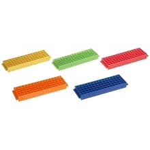Heathrow Scientific Polypropylene Microtube Rack (Pack of 5), 80 Well