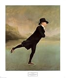 Reverend Robert Walker Skating on Duddin Art Poster Print by Sir Henry Raeburn, 25x29