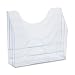 Rubbermaid 96050 Optimizers multifunctional three-pocket file folder organizer, letter/a4, clear