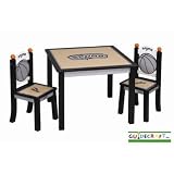 41J%2BdEW%2BolL. SL160  San Antonio Spurs Kids Furniture Table & Chairs Set