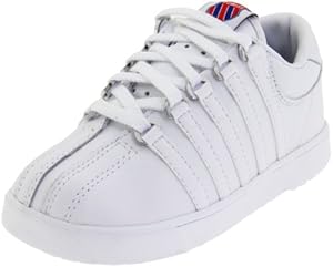 K-Swiss 201 Classic Tennis Shoe (Infant/Toddler),White,7 M US Toddler
