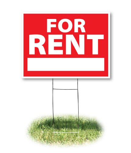 Headline Sign 4729 Yard Sign, For Rent, 18 Inches by 24 Inches