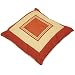 Katani Stripe Coral Spun Poly Toss Pillow With Mitering