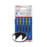 Bosch 111C 4-Inch 8-Tooth Jig Saw Blade, 5-Pack $3.99