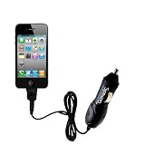 Rapid Car / Auto Charger for the Apple iPhone 4 - uses Gomadic TipExchange Technology