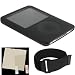 Apple 3rd Generation iPod Nano 4gb 8gb with Video Premium Black Silicon Skin Case Cover With Adjustable Sports Armband and LCD Screen Body Protector