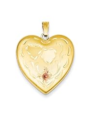 14k Gold Filled 4-Frame Heart Locket
