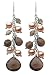 Kit Heath Sterling Silver 50GASQ Ladies Earrings With Cluster of Smokey Quartz Beads and Fresh Water Pearls