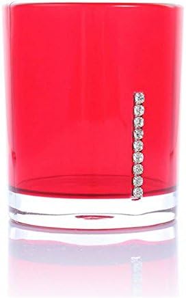 Home Story Bathroom Acrylic Diamond Accessories Decor (RED)
